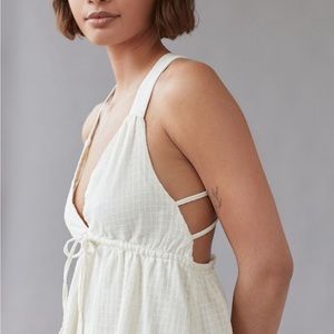 UO Hansel Strappy-Back Mini Dress